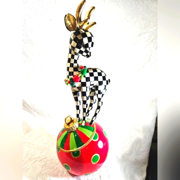 MacKenzie-Childs Other - Mackenzie Childs Deary Deer on Ornament